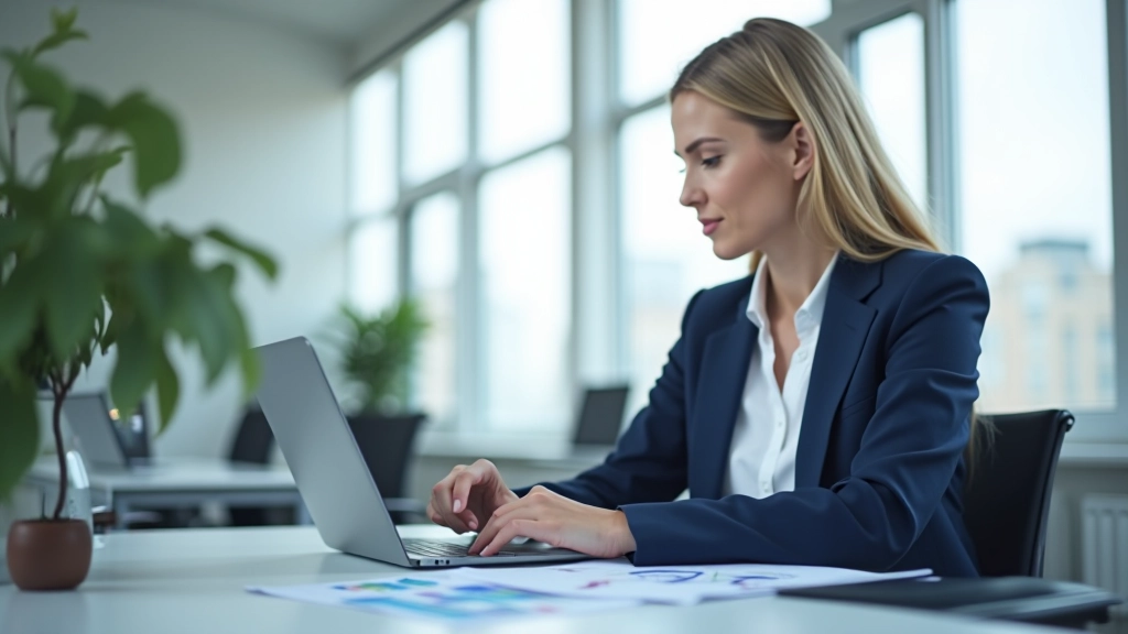Financial analyst calculating EBITDA multiples and valuation adjustments on computer screen